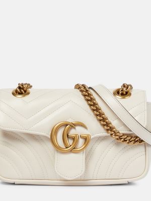 Τσάντα ώμου Gucci λευκό