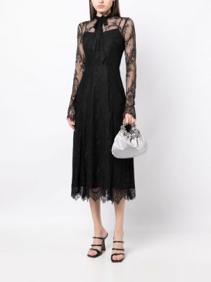 Krajkové midi šaty Macgraw černé