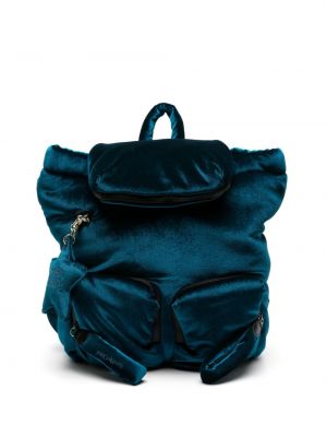 Aksamitny plecak See By Chloe niebieski