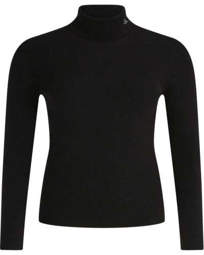 Džemperis Calvin Klein Jeans Curve melns
