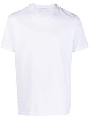 T-shirt con scollo tondo Ferragamo bianco