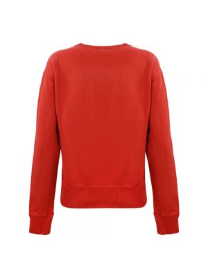 Bluza z nadrukiem Ralph Lauren czerwona