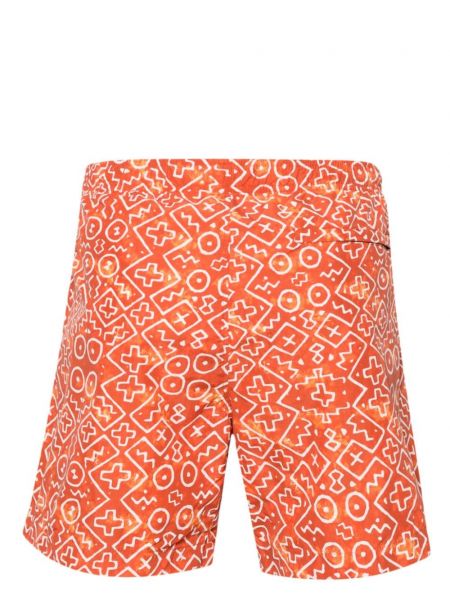 Mustriline lühikesed püksid C.p. Company oranž