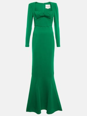 Dlouhé šaty Roland Mouret zelené