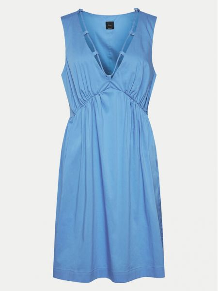 Priliehavé šaty Pinko modrá