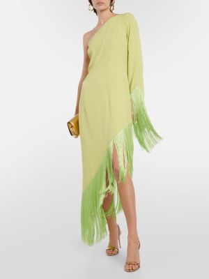 Μίντι φόρεμα με κρόσσια Taller Marmo πράσινο