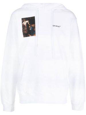 Hoodie Off-white vit