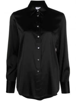 Šilkinė marškiniai Filippa K juoda