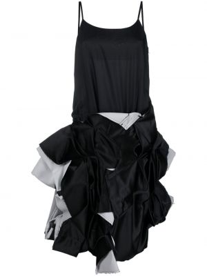 Midi obleka Comme Des Garçons črna