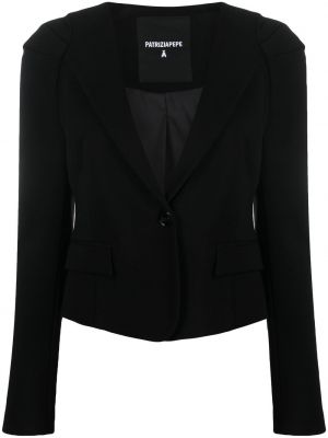 Lang blazer Patrizia Pepe svart