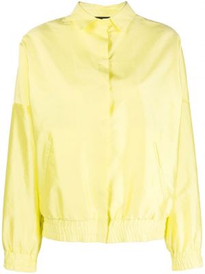 Satenska jakna s gumbima Fabiana Filippi žuta