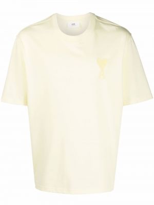 Tričko Ami Paris žluté