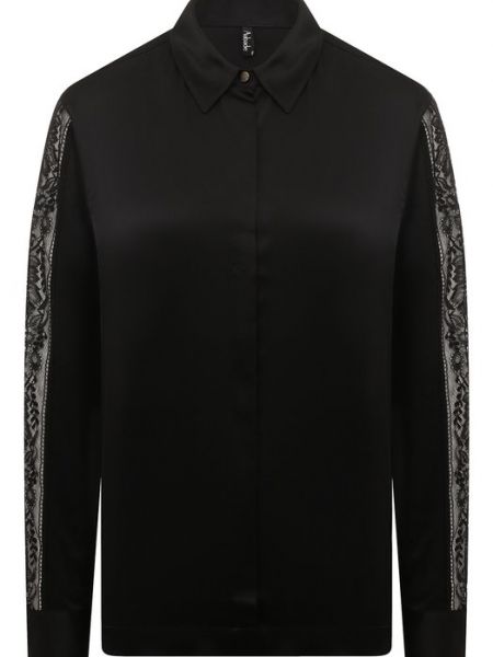 Шелковая блузка Aubade черная
