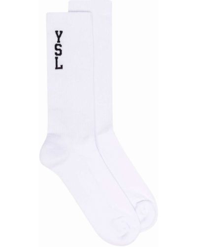 Ponožky Saint Laurent bílé