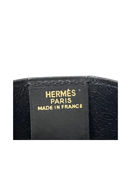 Cartera de cuero Hermès Vintage negro