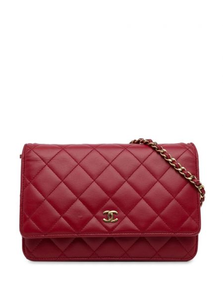 Colier clasic Chanel Pre-owned roșu