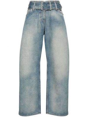 Voľné džínsy s nízkym pásom Acne Studios modrá