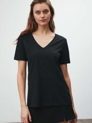 Voľné priliehavé tričko Grimelange čierna