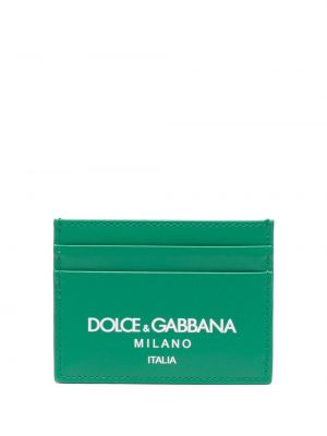 Portfel skórzany z nadrukiem Dolce And Gabbana