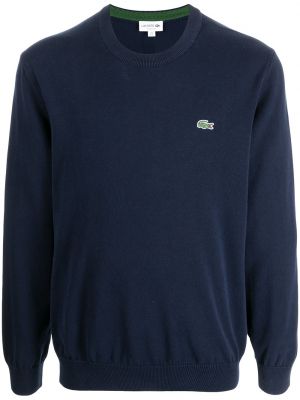 Sweatshirt mit stickerei Lacoste blau