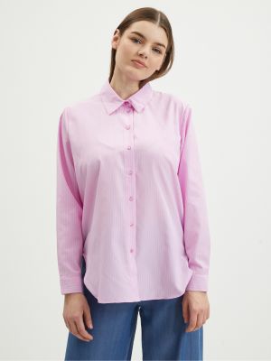 Ριγέ πουκάμισο Jdy ροζ