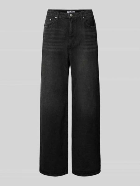Jeansy w jednolitym kolorze Review czarne