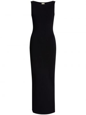 Černé dlouhé šaty Khaite