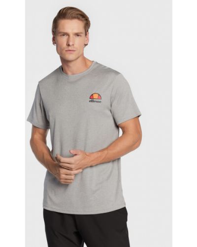 T-shirt in maglia Ellesse grigio