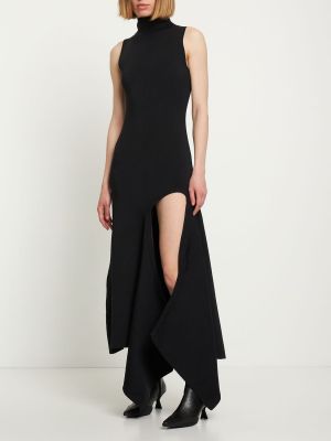 Dolga obleka brez rokavov Y/project črna