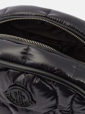 Prešívaná nylónová crossbody kabelka Moncler čierna