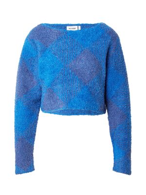 Пуловер Weekday синьо