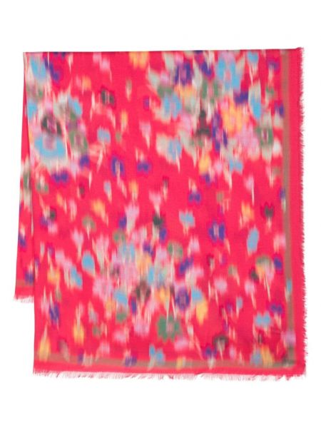 Abstrakter schal mit print Bimba Y Lola pink