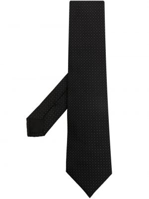Cravată cu broderie de mătase Givenchy negru