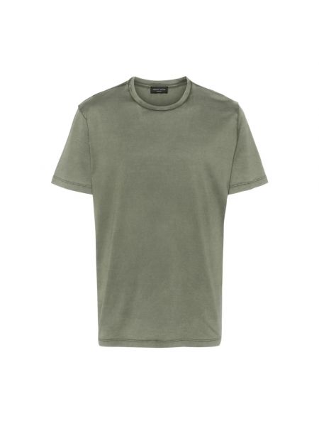T-shirt mit rundem ausschnitt Roberto Collina grün