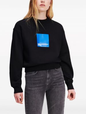 Sweatshirt aus baumwoll mit print Karl Lagerfeld Jeans schwarz