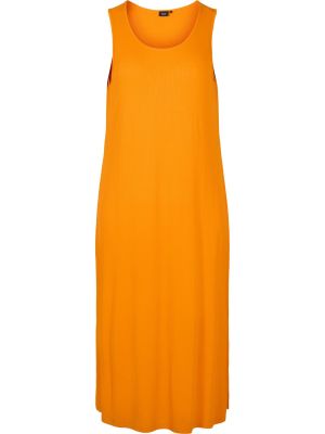 Pletené pletené šaty Zizzi oranžová
