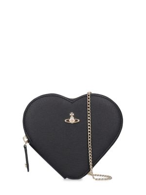 Kožená kabelka z imitace kůže se srdcovým vzorem Vivienne Westwood