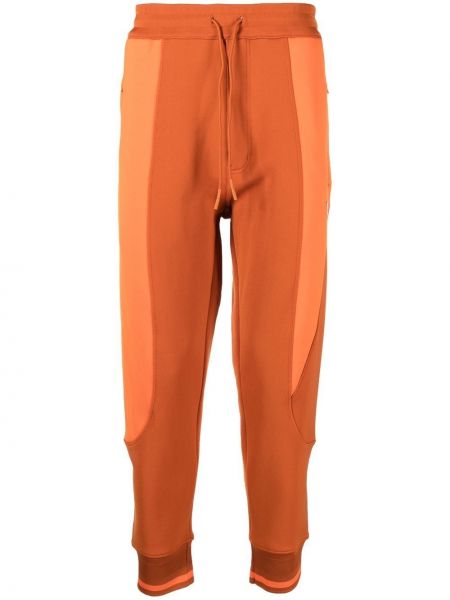 Pantaloni con stampa Y-3 arancione