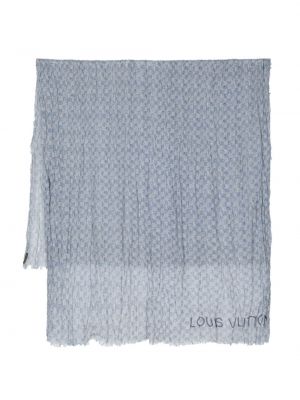 Echarpe en lin en coton à imprimé Louis Vuitton Pre-owned