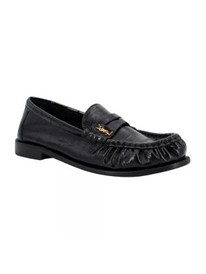 Loafers Saint Laurent czarne