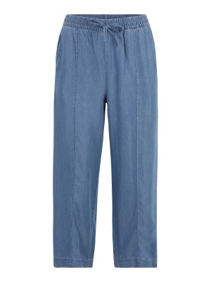 Широки панталони тип „марлен“ Vila Petite синьо