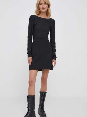 Mini suknja Calvin Klein crna