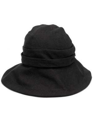 Drapovaný čiapka Yohji Yamamoto čierna