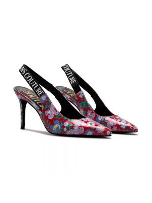 Tacones slingback Versace Jeans Couture rojo