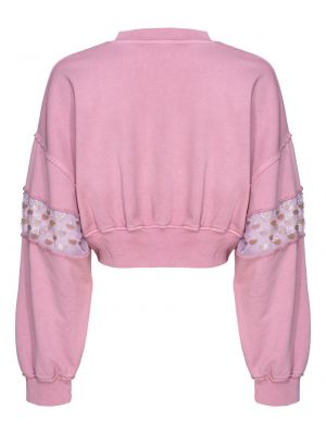 Bluza z cekinami Pinko różowa