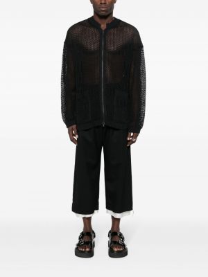 Džemperis su užtrauktuku Yohji Yamamoto juoda