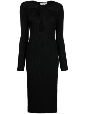 Μίντι φόρεμα Coperni μαύρο