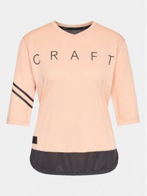 Voľné priliehavé športové tričko Craft oranžová