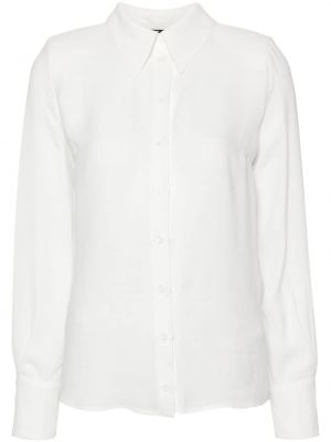 Prozorna srajca Elisabetta Franchi bela