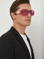 Рожеві чоловічі окуляри сонцезахисні